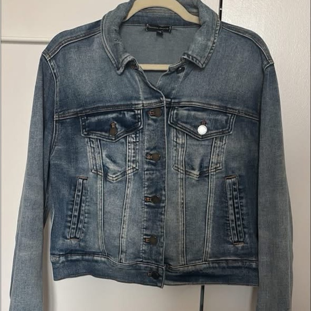 Universal Standard Denim Blue Jean Jacket - Picture 2 of 5